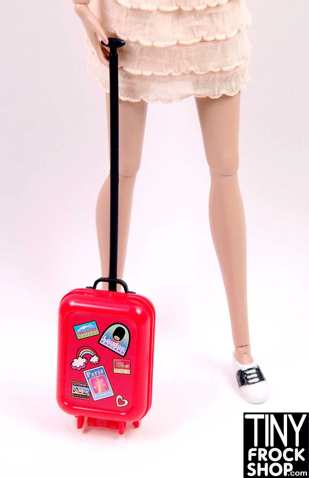 12" Fashion Doll International Travel Suitcase