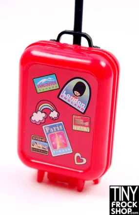 12" Fashion Doll International Travel Suitcase