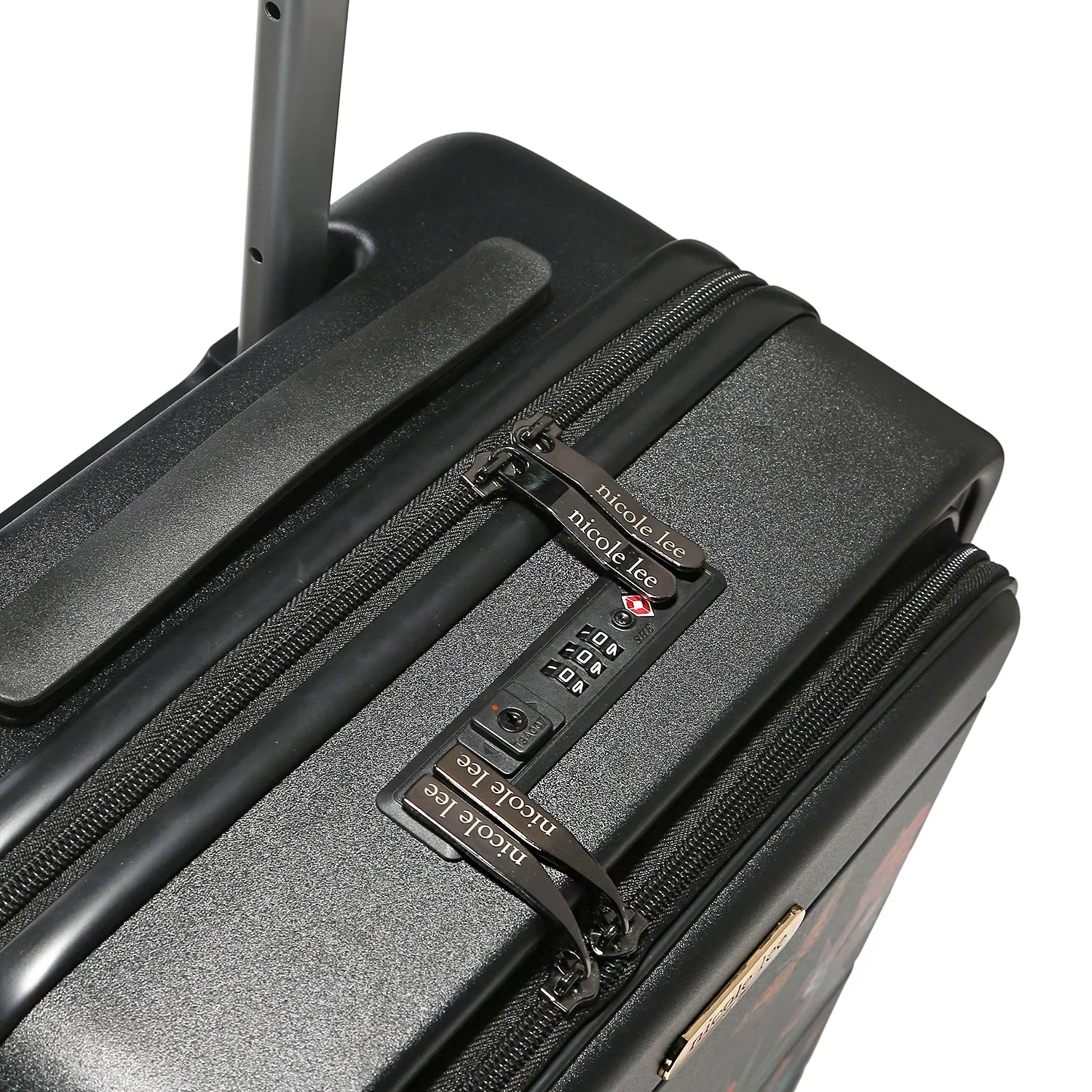 20" STRIPE CARRY-ON SUITCASE