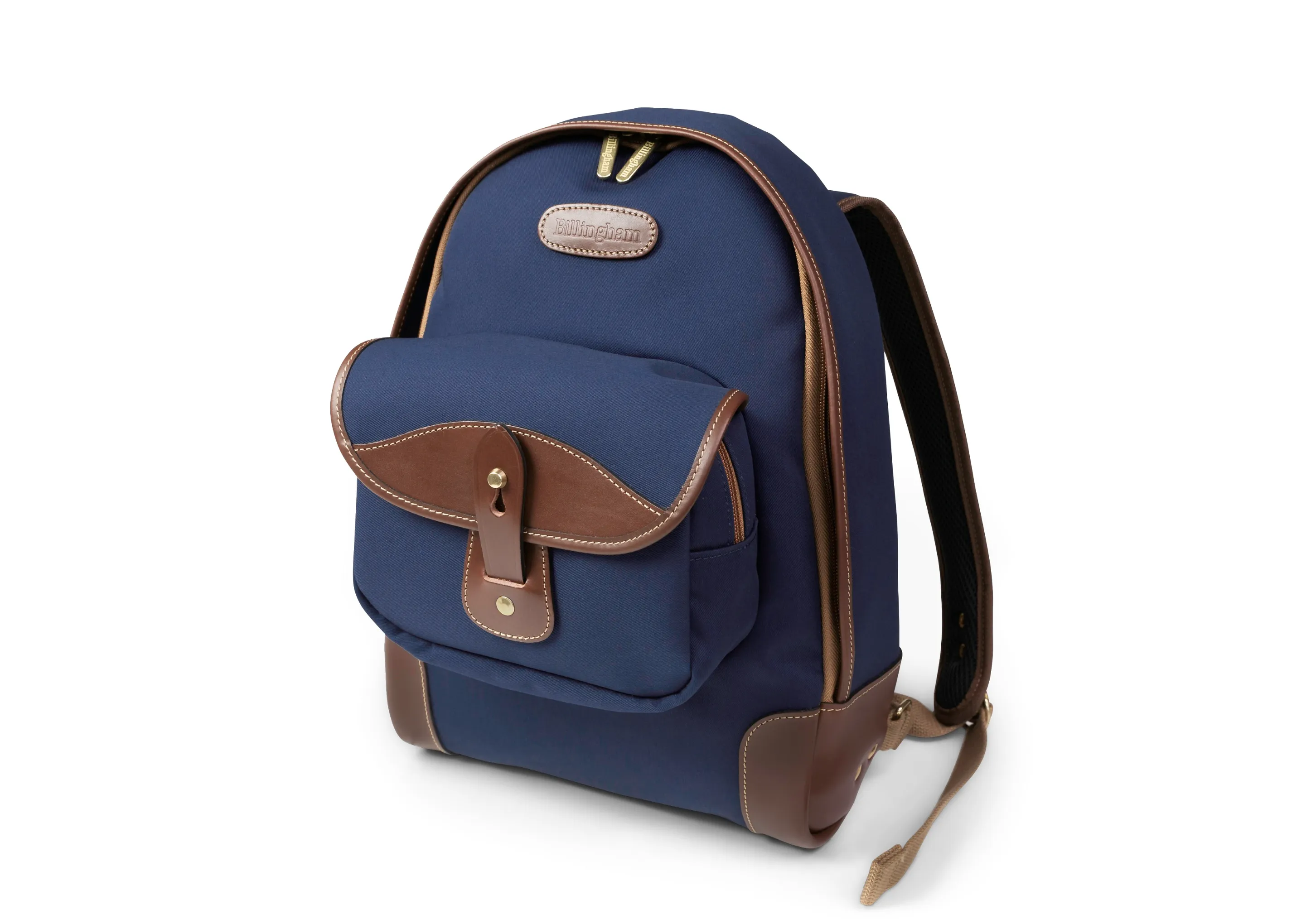 35 Rucksack for Cameras - Navy Canvas / Chocolate Leather