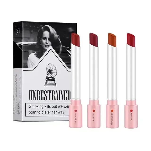 4 Colors Set Matte Waterproof Lip Stick