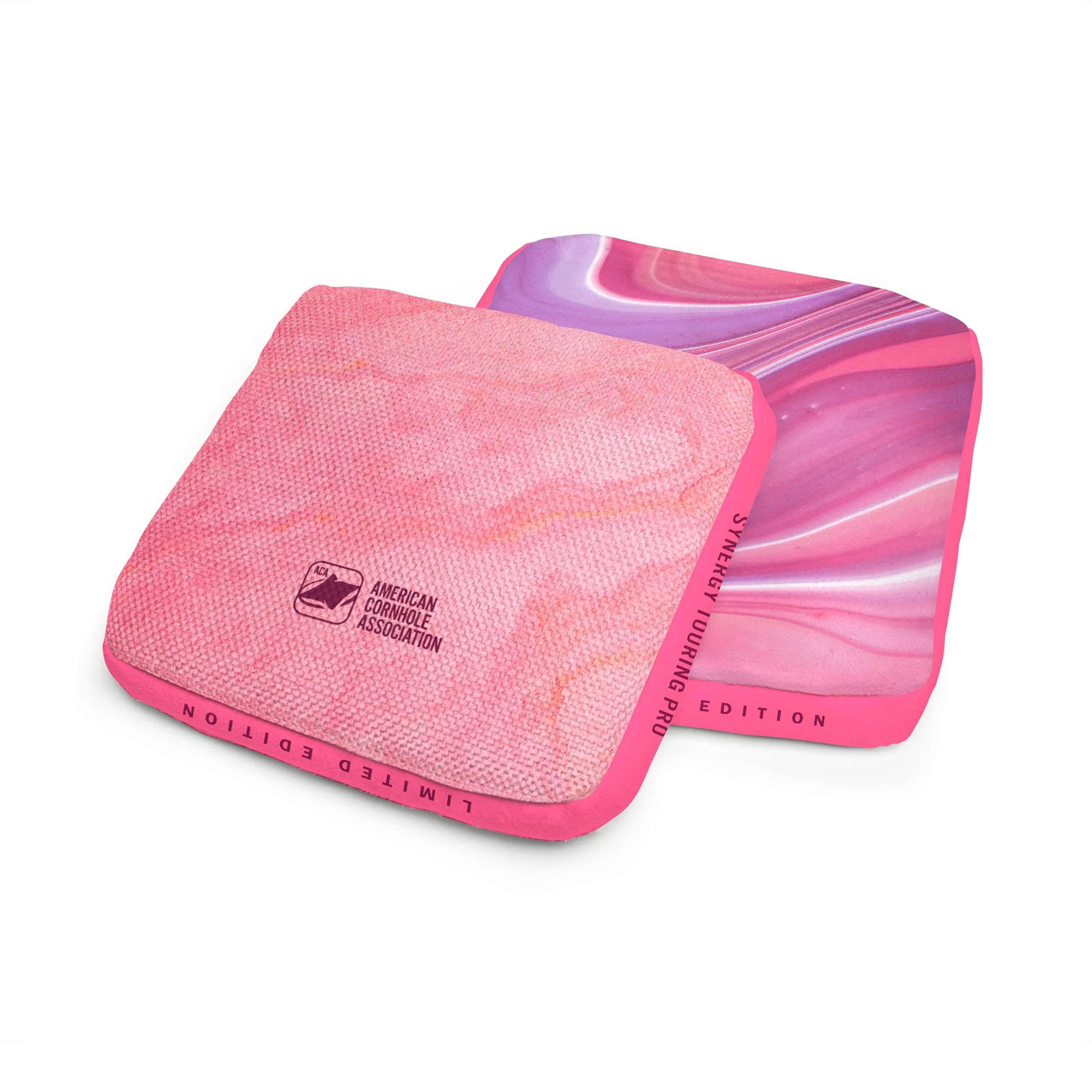 Abstract Swirl Pink Limited Edition Synergy Edge Cornhole Bags | 10.24 Drop