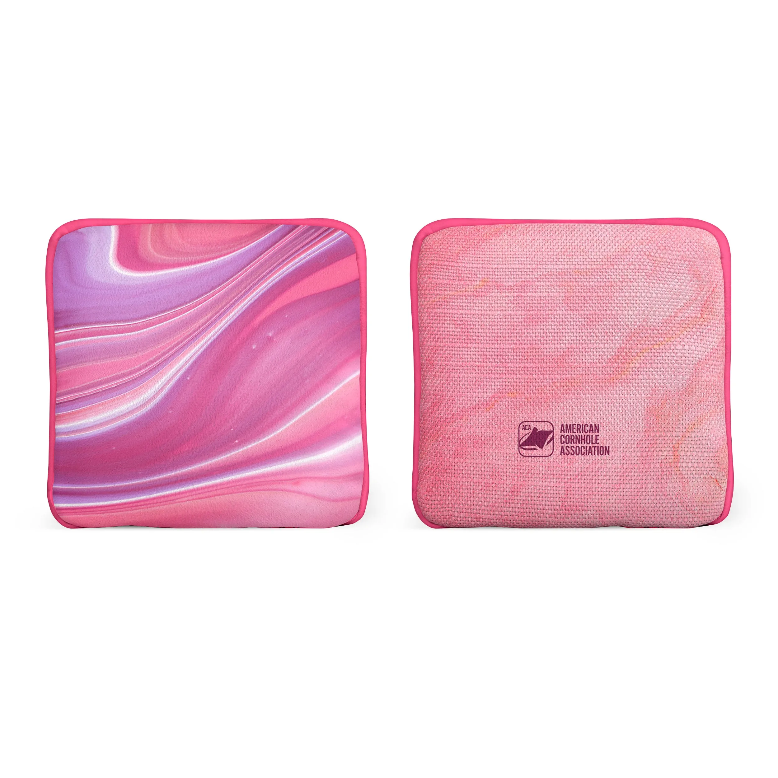 Abstract Swirl Pink Limited Edition Synergy Edge Cornhole Bags | 10.24 Drop