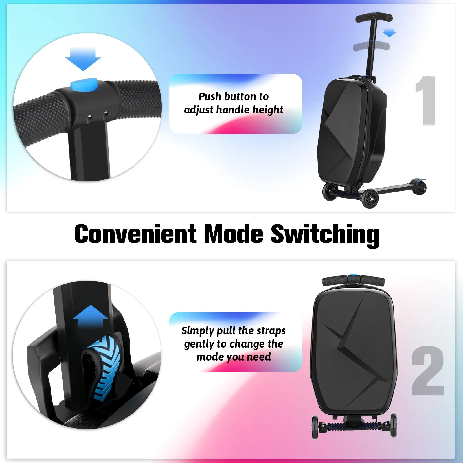 Advwin Foldable Hardshell Scooter Suitcase(Low Stock)