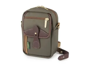 Airline Stowaway - Sage FibreNyte /  Chocolate Leather