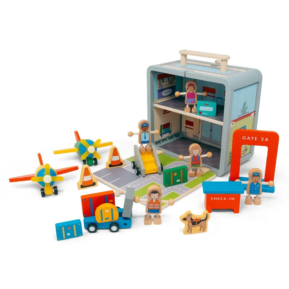 Airport Suitcase Playset