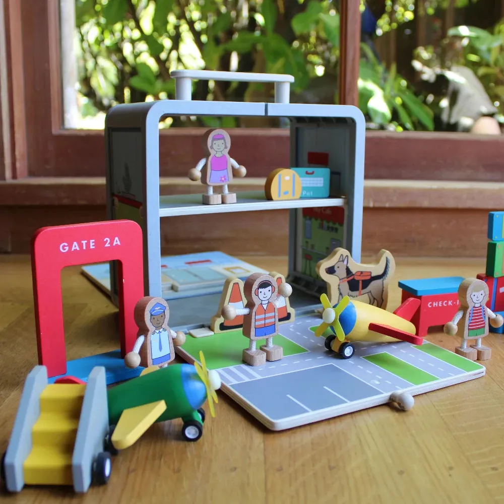 Airport Suitcase Playset