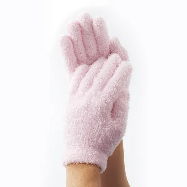 Aloe Infused Spa Gloves - Pale Yellow