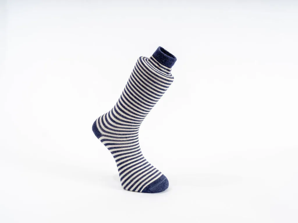 Alpaca Socks - Ladies Everyday Casual “Stripy”