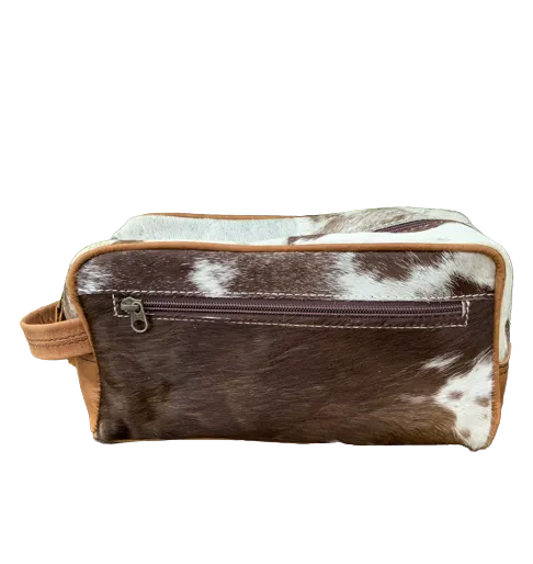 American Darling Women's Cowhide Makeup Travel Bag