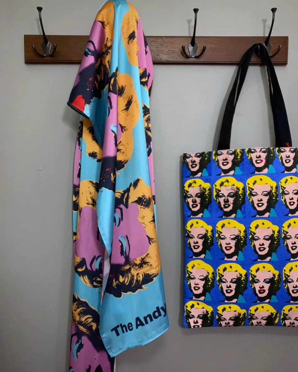 Andy Warhol Marilyn Monroe Canvas Tote Bag