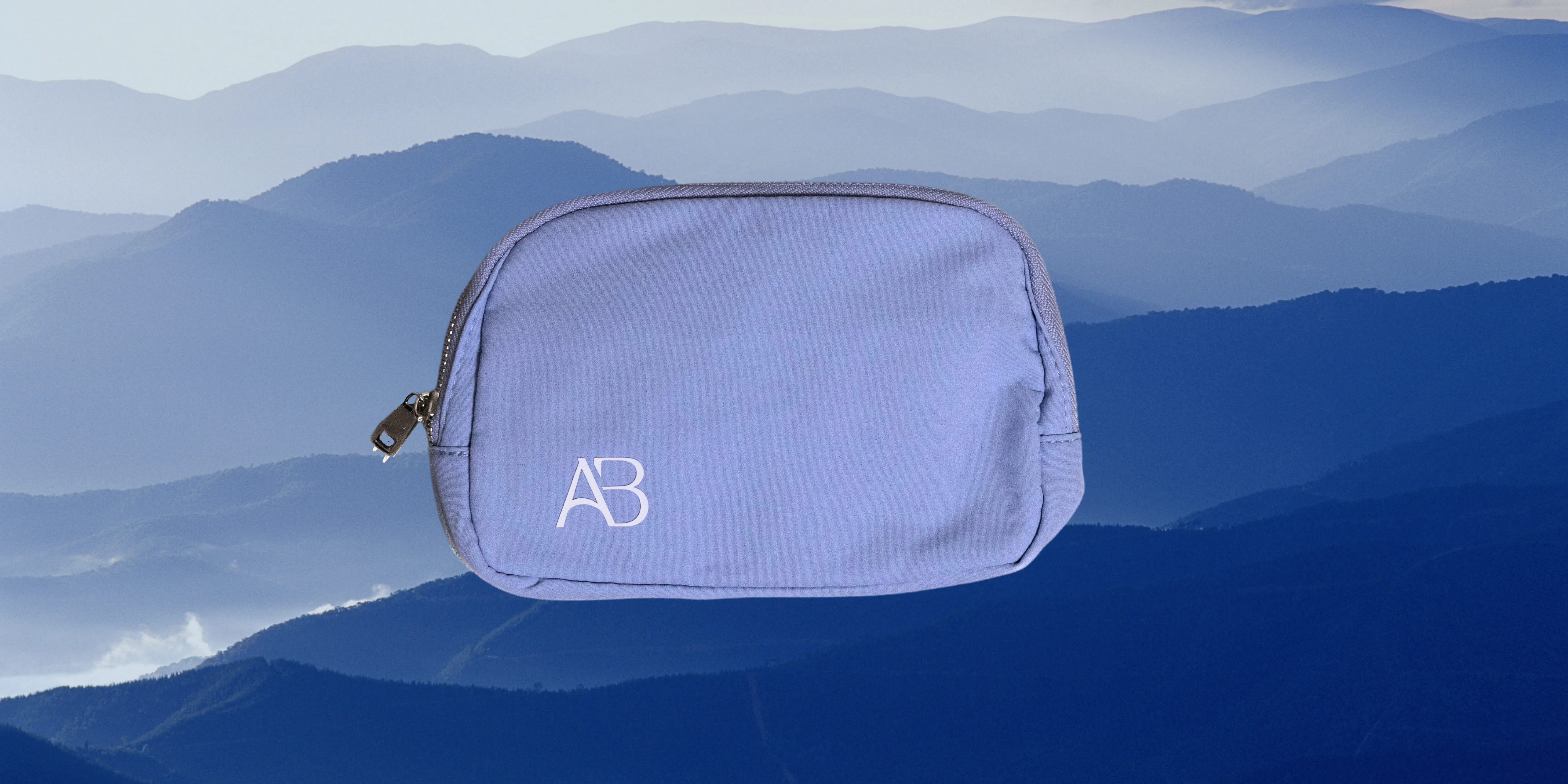 Atmospheric Blue Ethereal Crossbody Bag