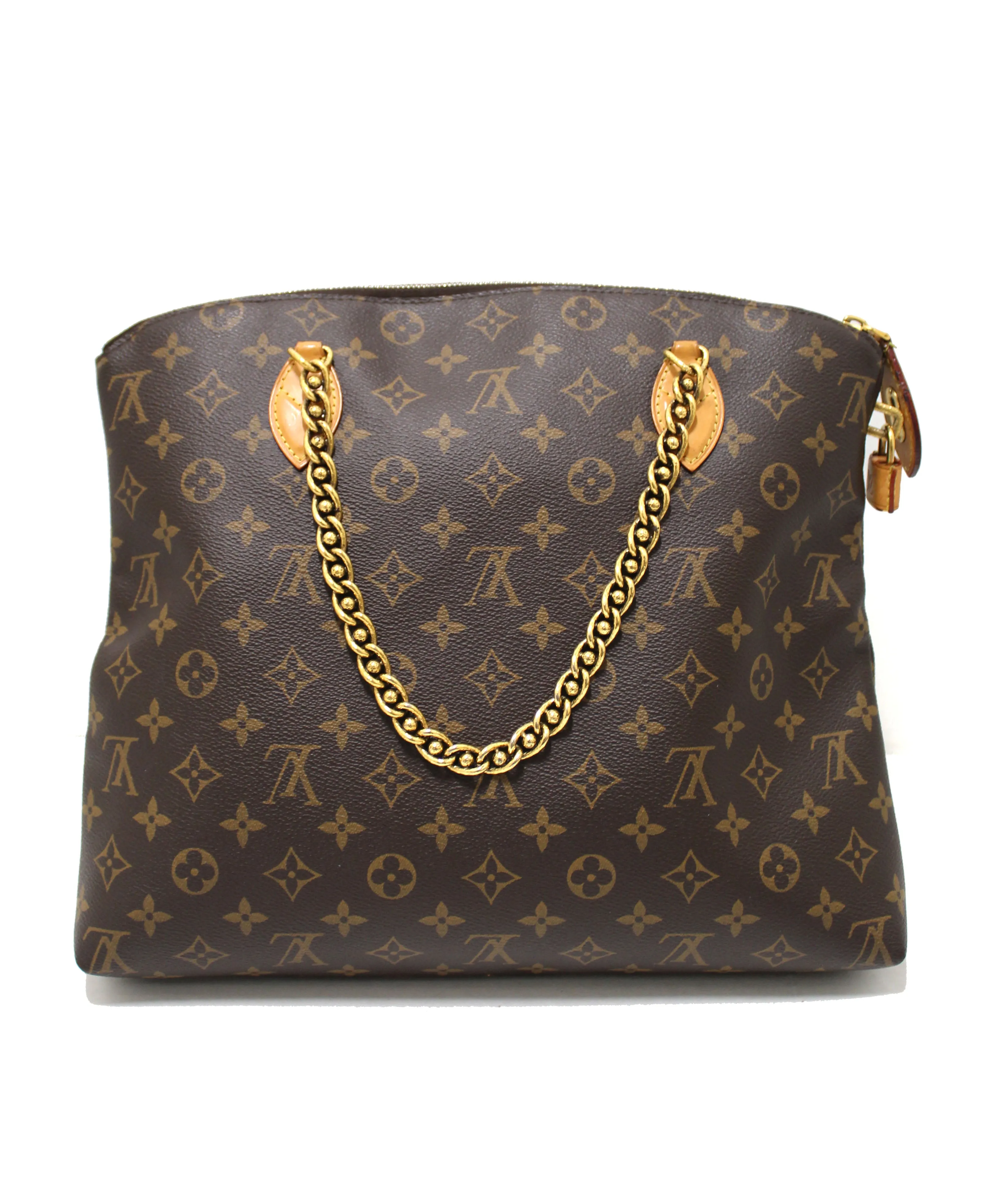 Authentic Louis Vuitton Limited Edition Monogram Lockit Chain Tote Bag