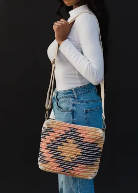 Aztec Woven Crossbody Bag