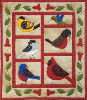 Backyard Birds Wall Quilt Kit