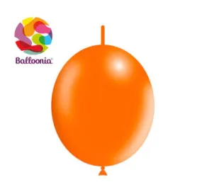 Balloonia 12" Decolink Latex Balloon Pastel Orange 50CT