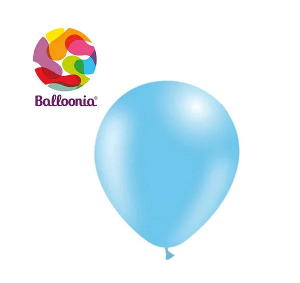 Balloonia 2FT Balloon Pastel Latex Sky Blue 5CT