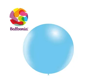 Balloonia 2FT Balloon Pastel Latex Sky Blue 5CT