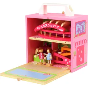 Bass & Bass Dollhouse Mallette Maison De Poupee