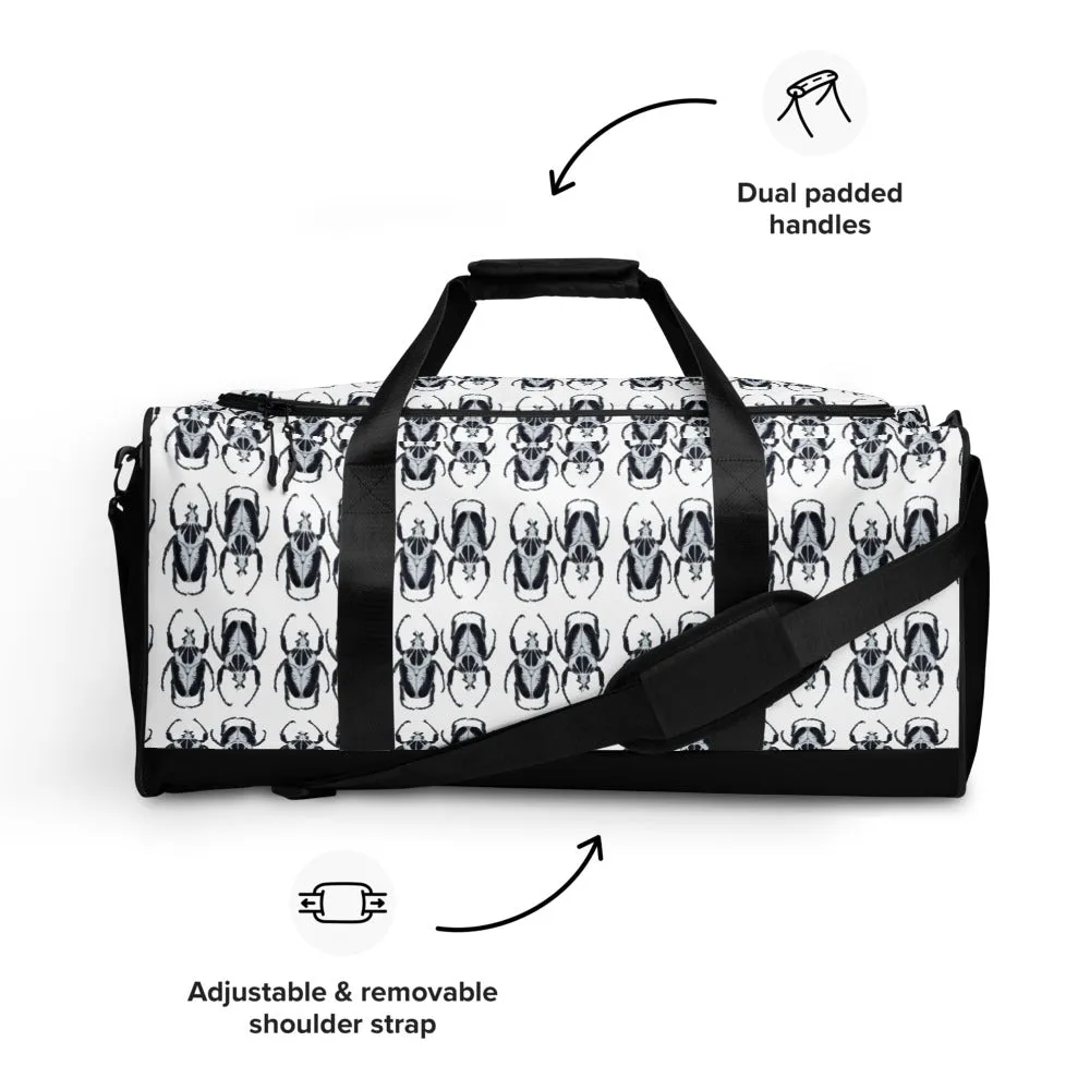 Black & White Bugs Duffle Bag