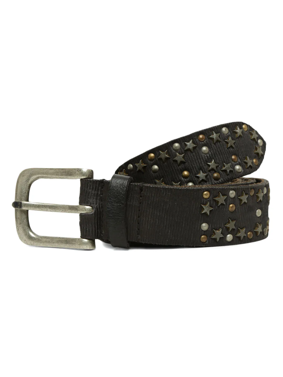 Black Star Studded Belt For Women By Art N Vintage