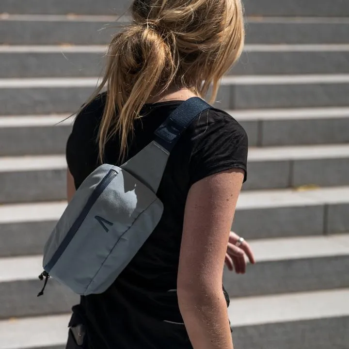 Boundary Supply Rennen Recycled Crossbody Waistpack in Black Color