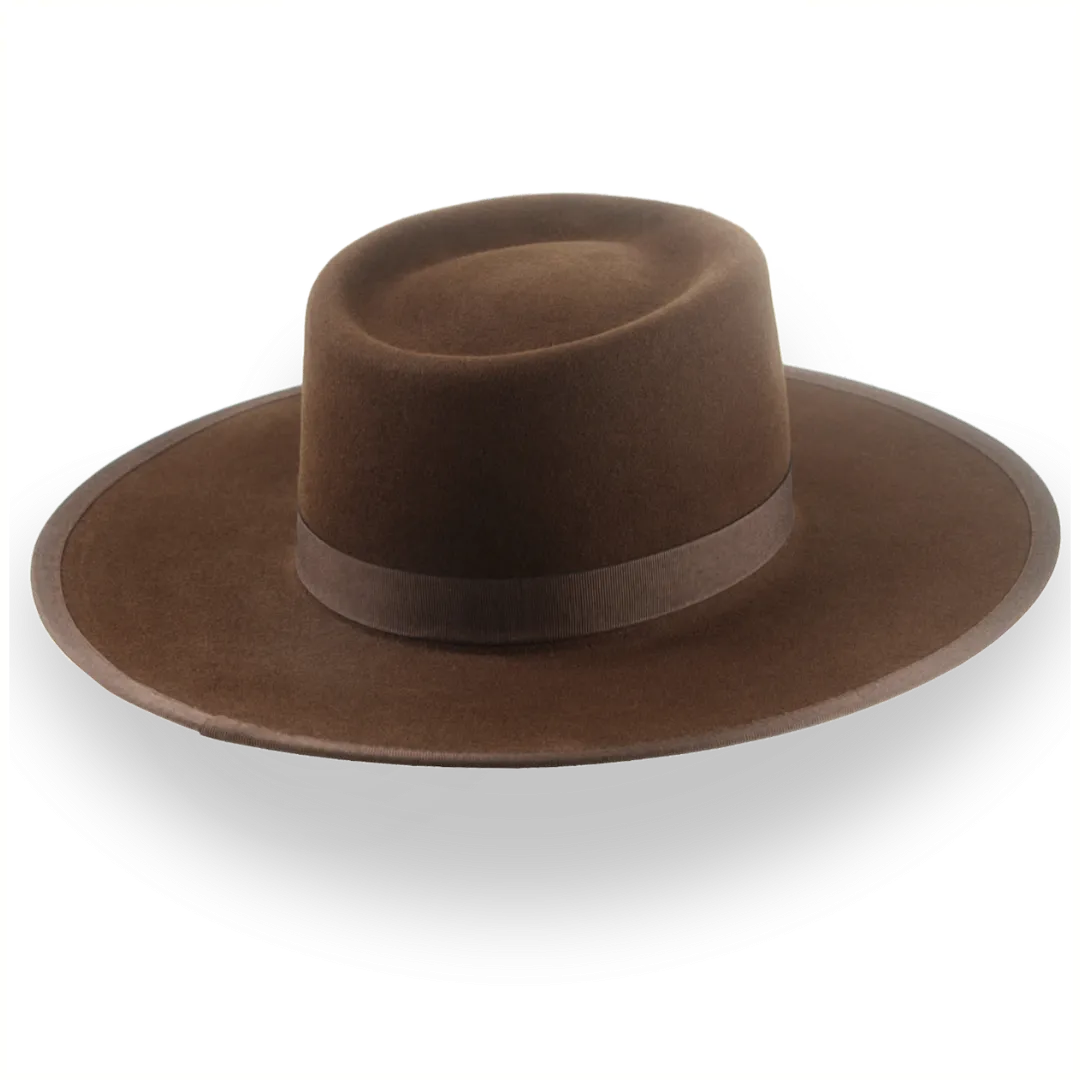 Brown Western Style Cowboy Hat in High-Quality Fur Felt | The Vanguard