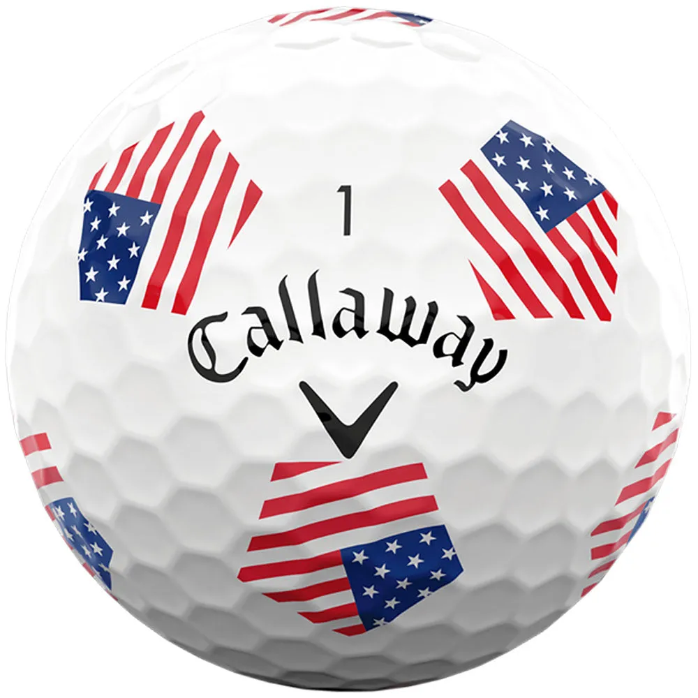 Callaway Chrome Soft Truvis - Ryder Cup USA Limited Edition Balls