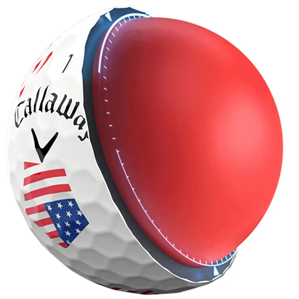 Callaway Chrome Soft Truvis - Ryder Cup USA Limited Edition Balls