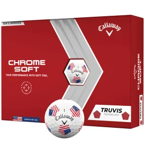 Callaway Chrome Soft Truvis - Ryder Cup USA Limited Edition Balls