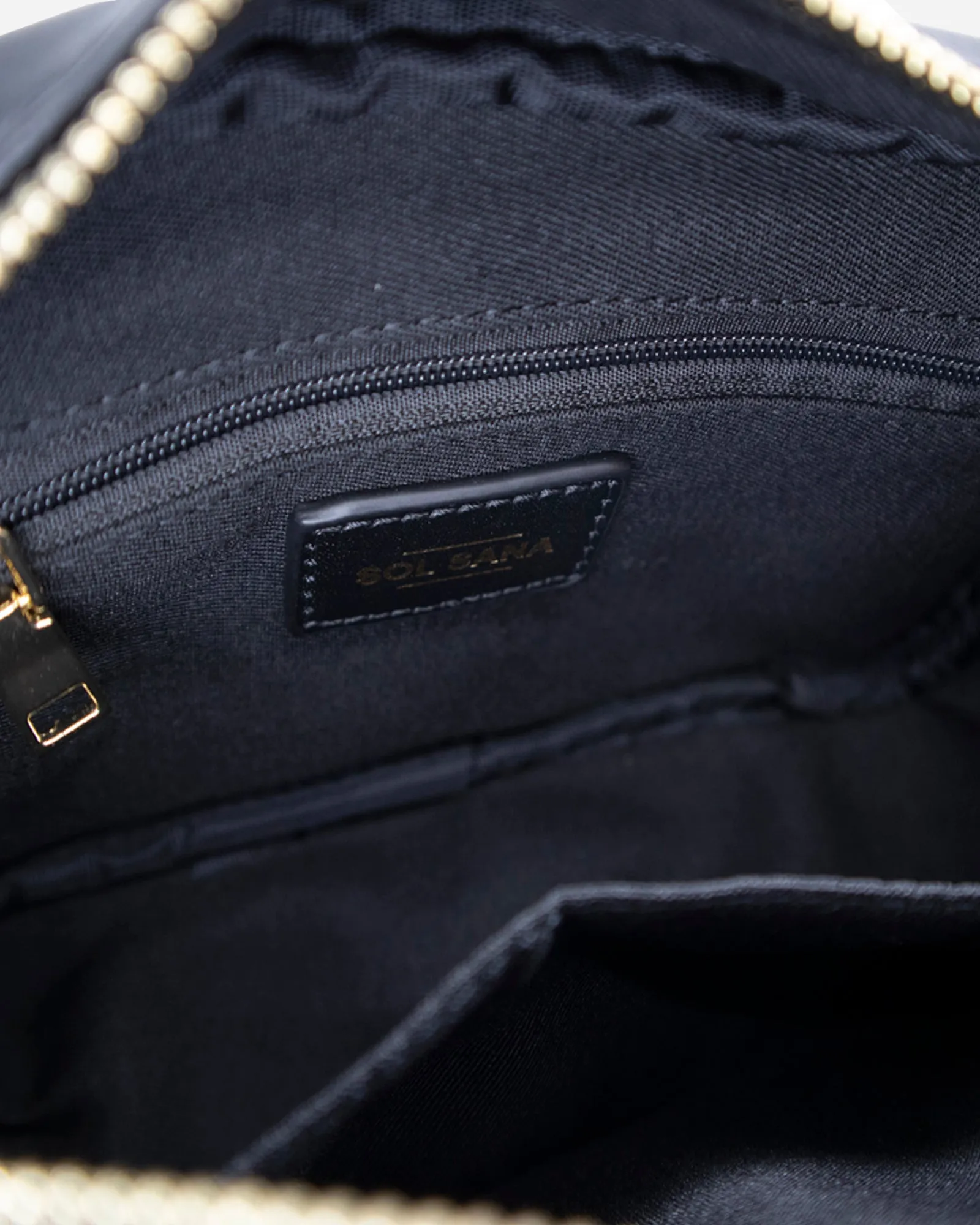 Camera Bag Studded - Black / Gold