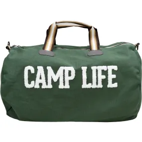 Camp Life 21.5" x 13" Canvas Duffle Bag