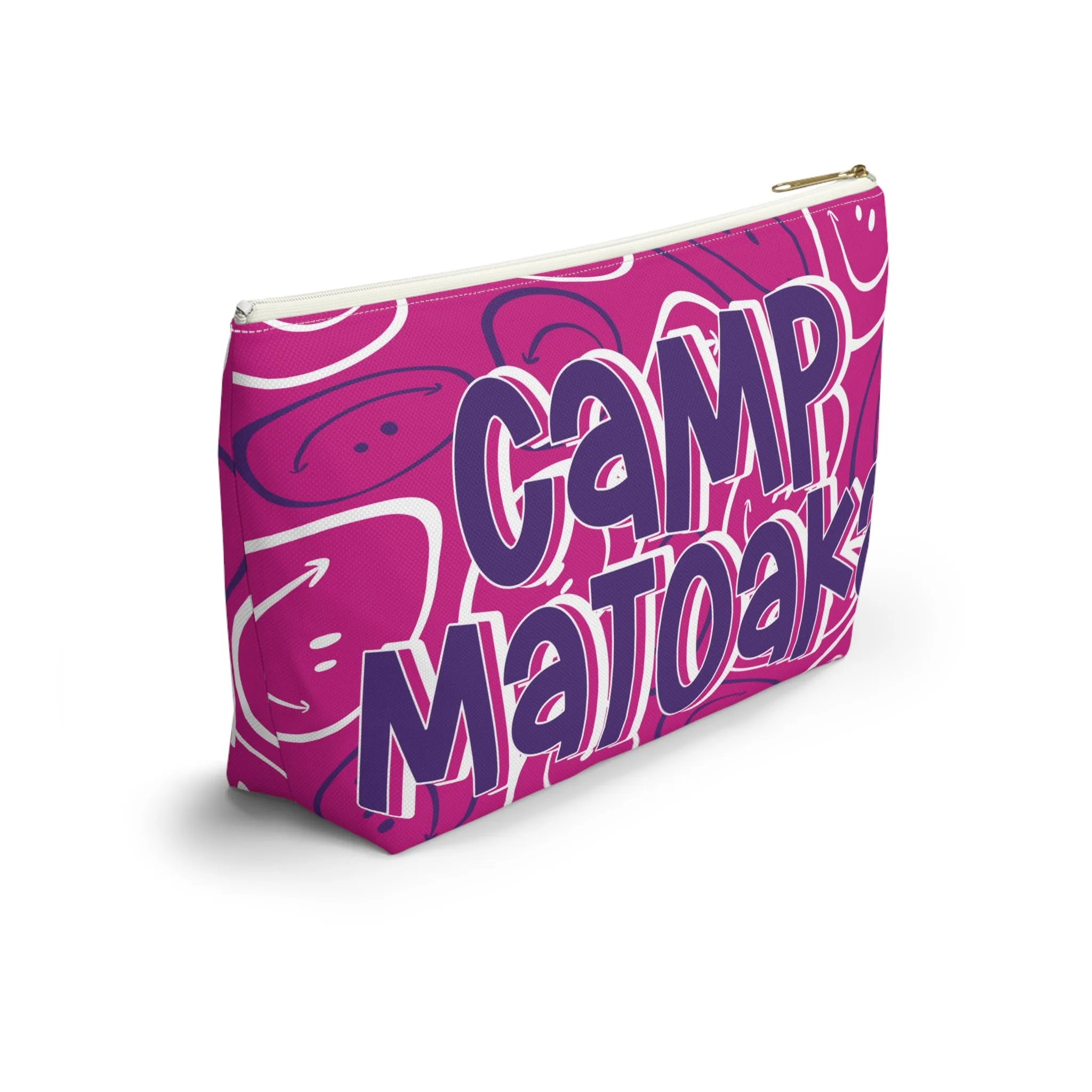 Camp Matoaka Pink Makeup Bag