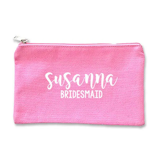 Canvas Makeup Bag - I