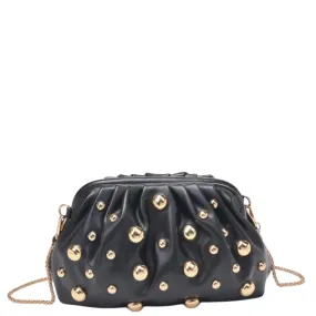 Carey Studded Clutch