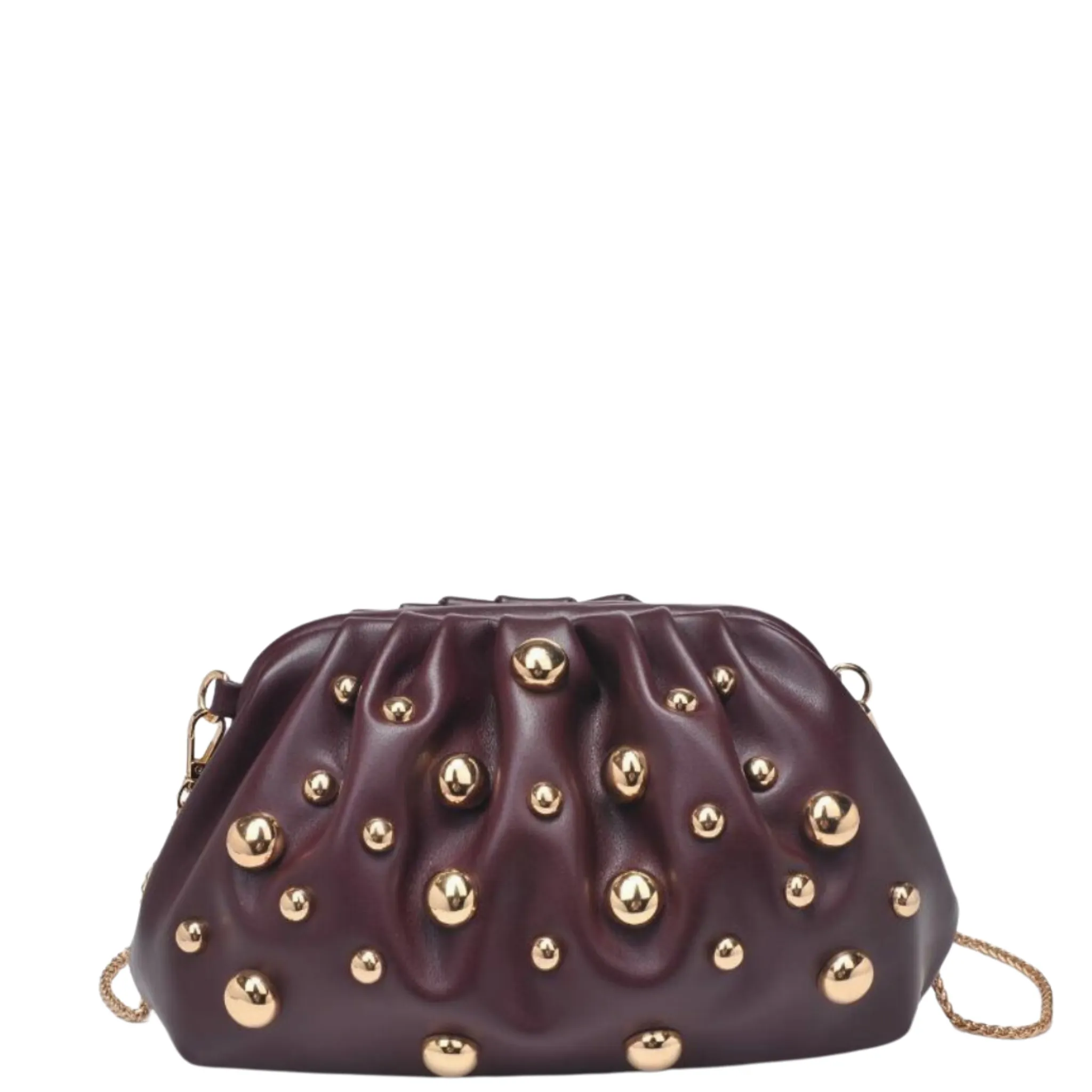 Carey Studded Clutch