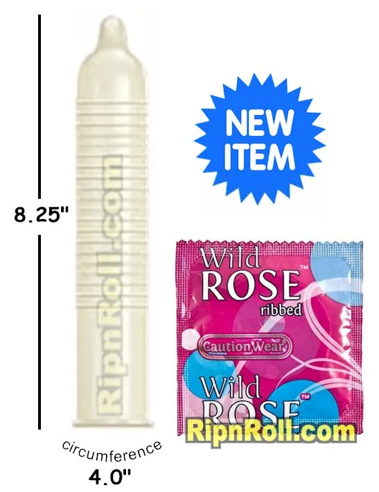 Caution Wear Wild Rose Condoms