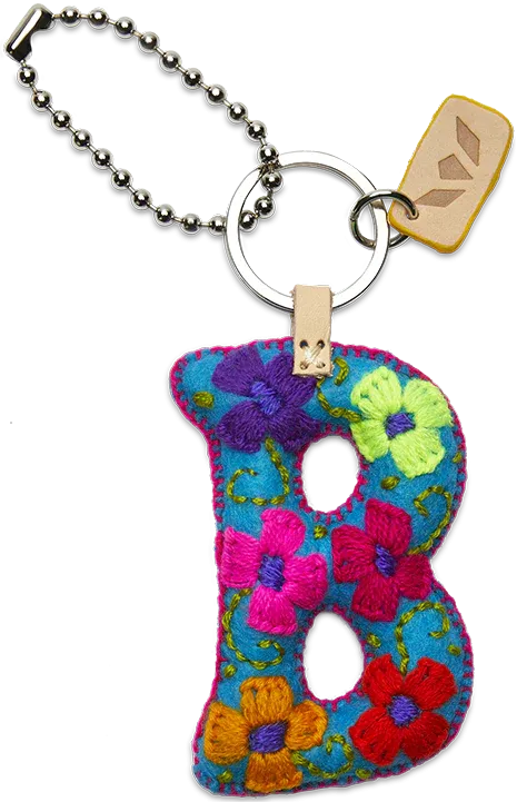 Consuela | Turquoise Felt Letter Charms