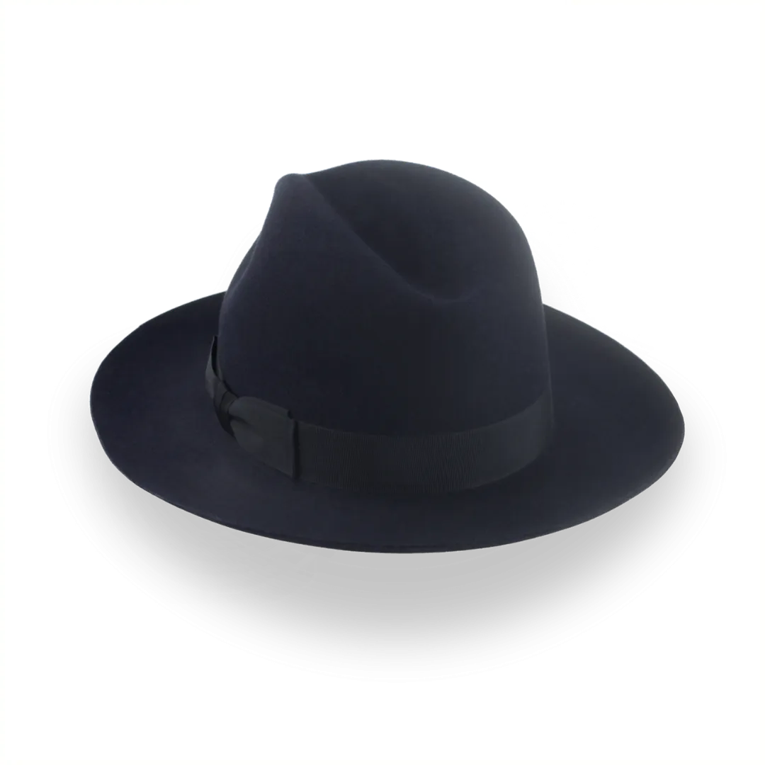 Dark Navy Fedora Classic for Men | The Brando