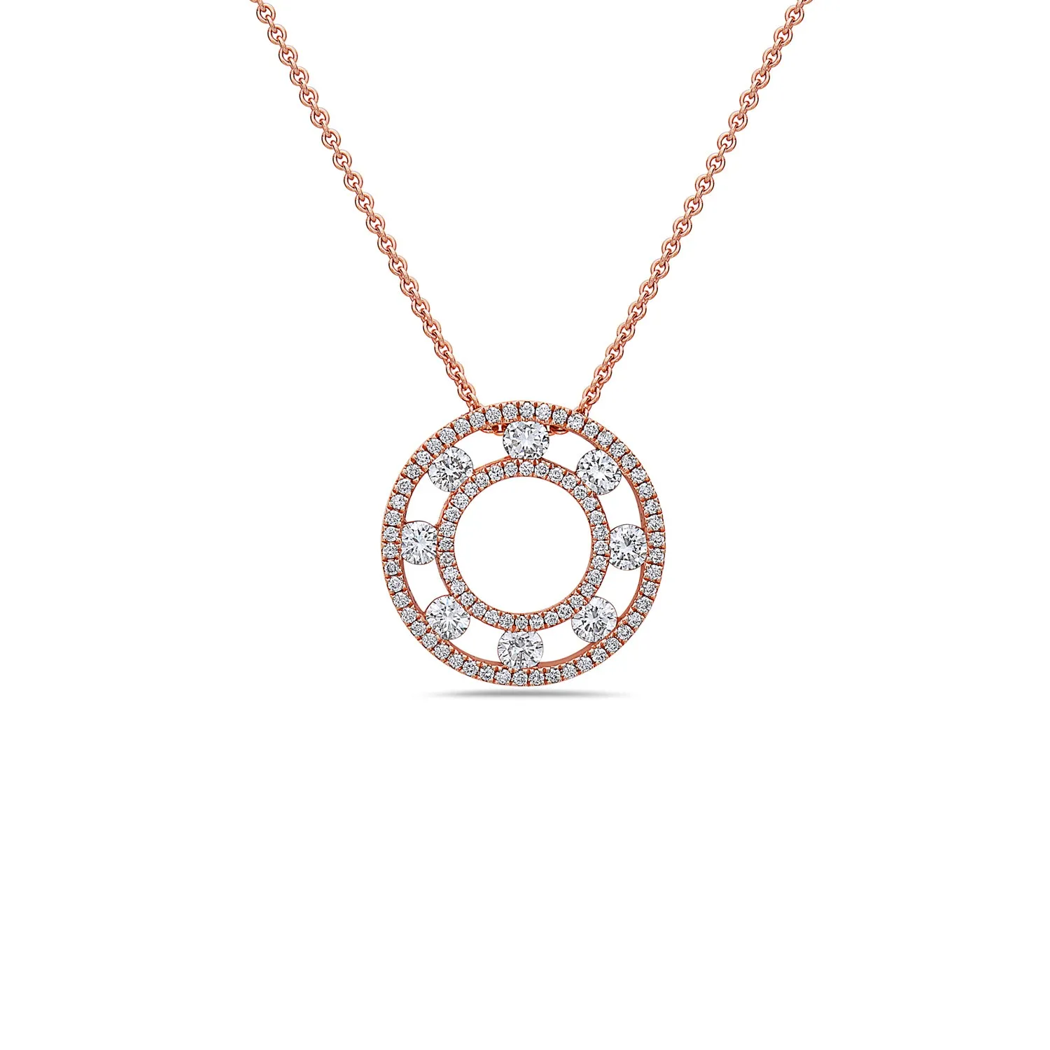 Diamond Air Circle Pendant