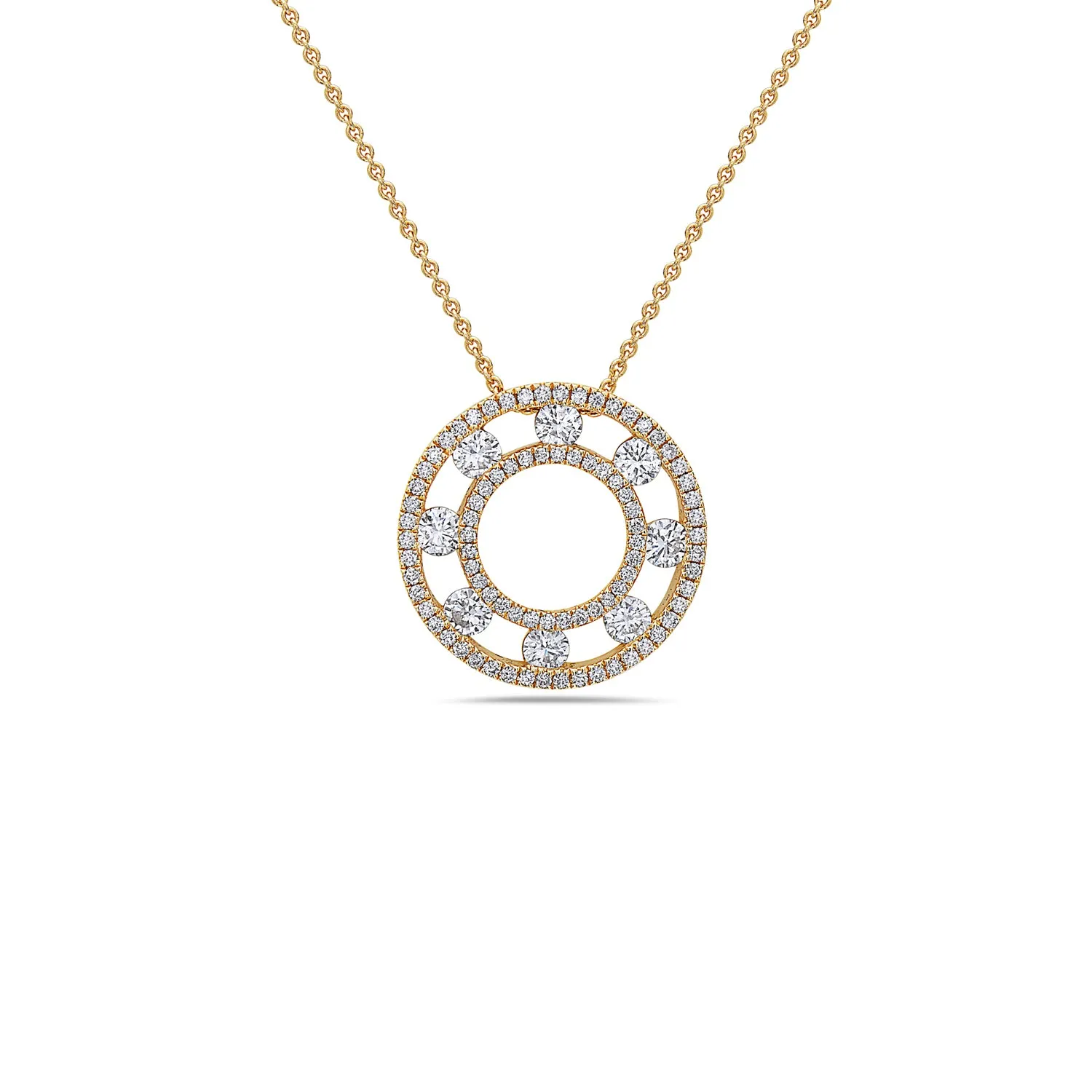 Diamond Air Circle Pendant