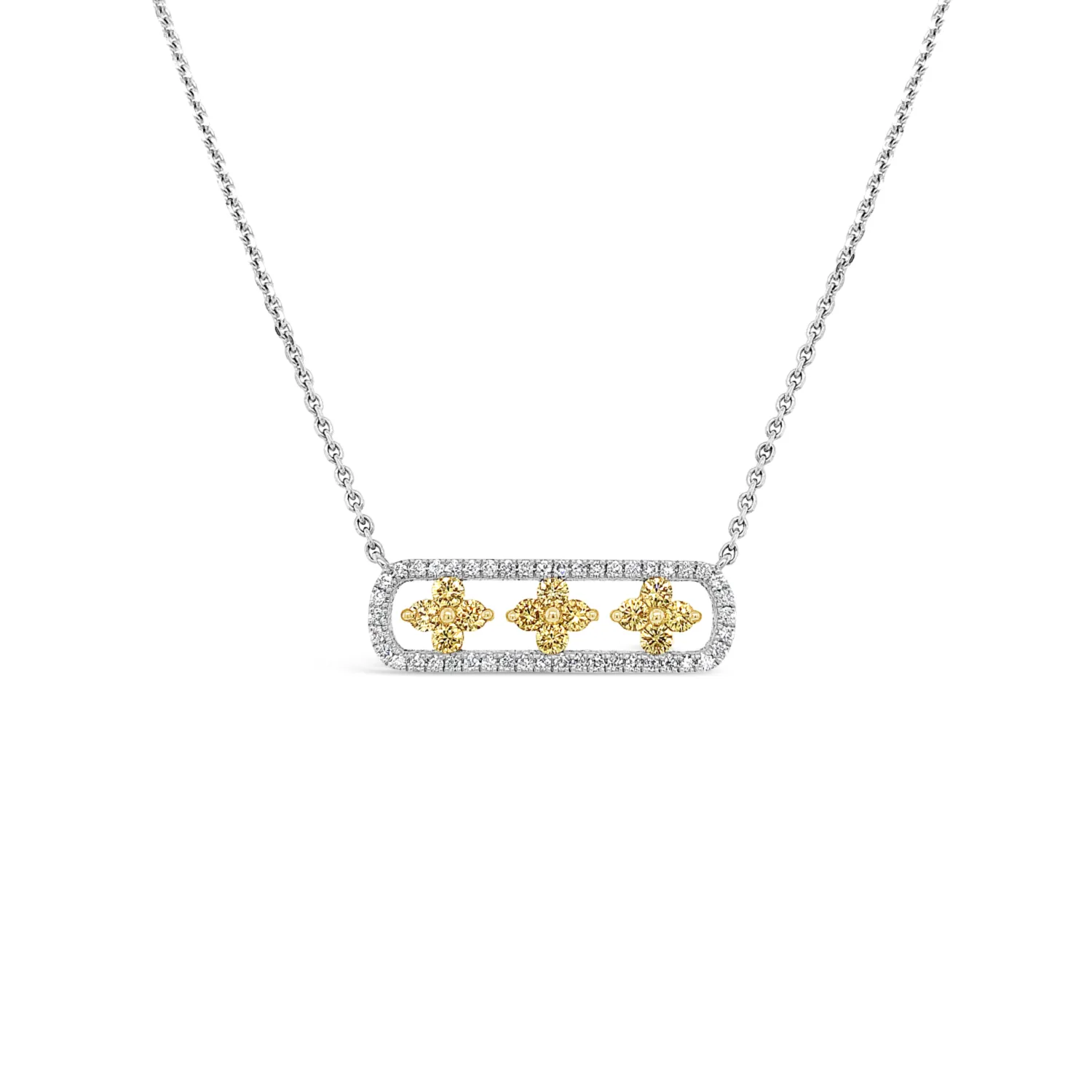 Diamond Air Flower Bar Pendant