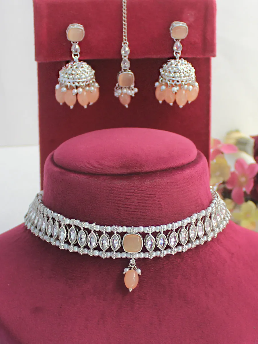 Dishita Choker Necklace Set