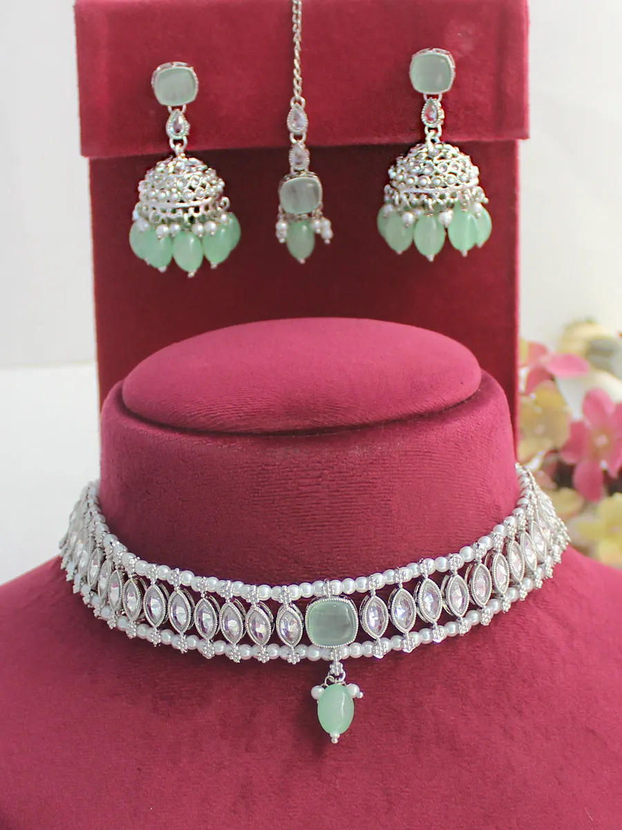 Dishita Choker Necklace Set