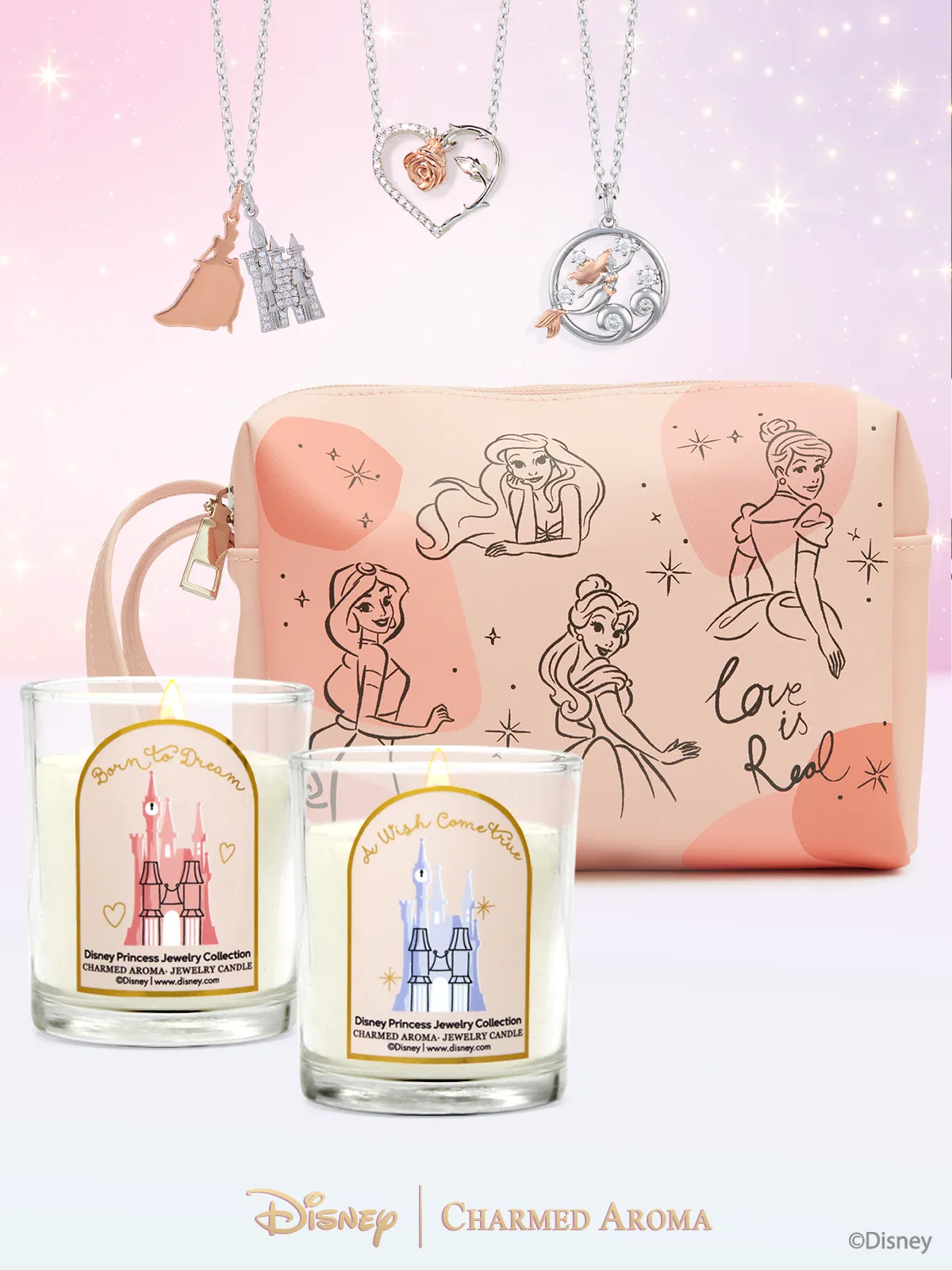 Disney® Princess Candles   Makeup Bag Set - Disney Princess Jewelry Collection