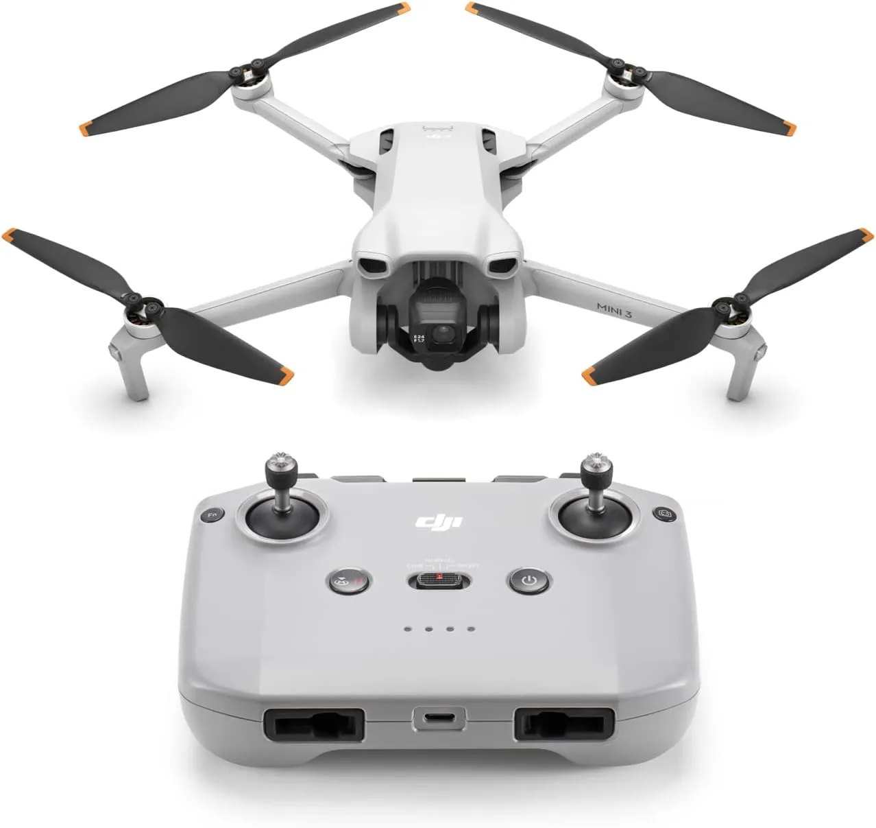 DJI Mini 3 - Lightweight and Foldable Mini Camera Drone with 4K HDR Video, 38-min Flight Time, True Vertical Shooting, and Intelligent Features