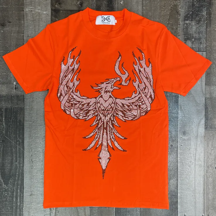 DNA Premium Wear- studded phenix ss tee