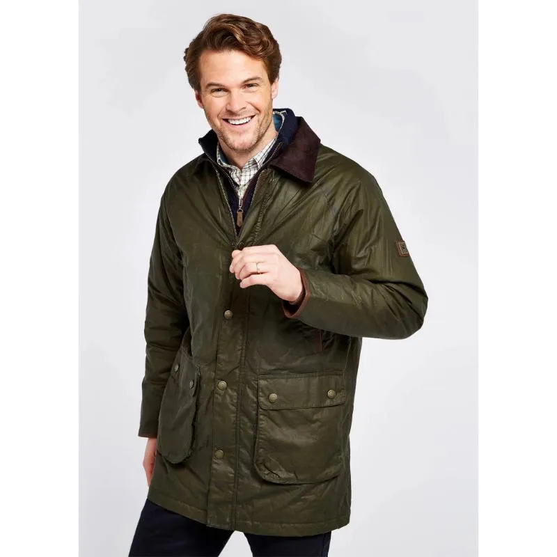 Dubarry Brunswick Mens Primaloft Wax Jacket - Verdigris