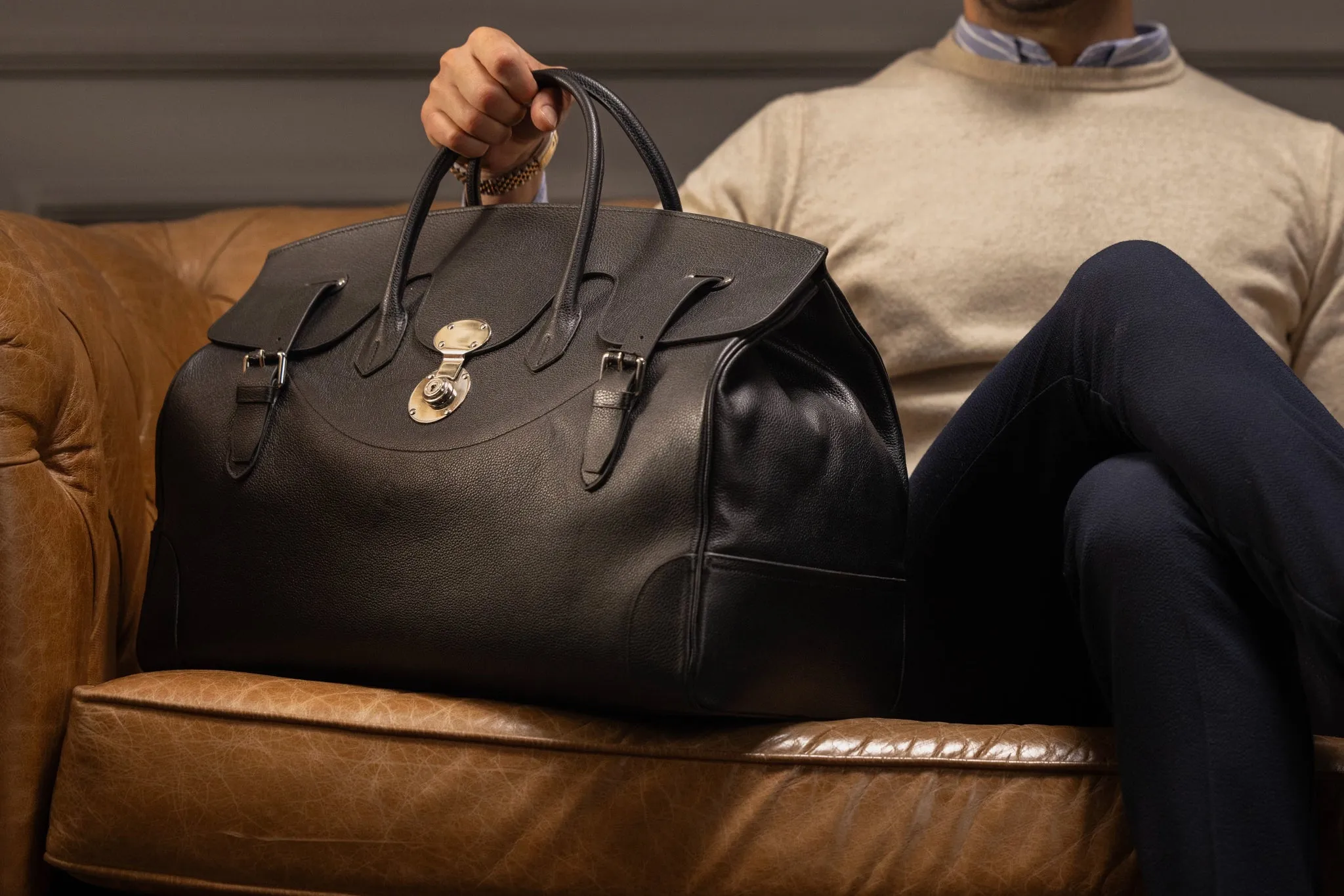 Duffle Bag - Textured Black