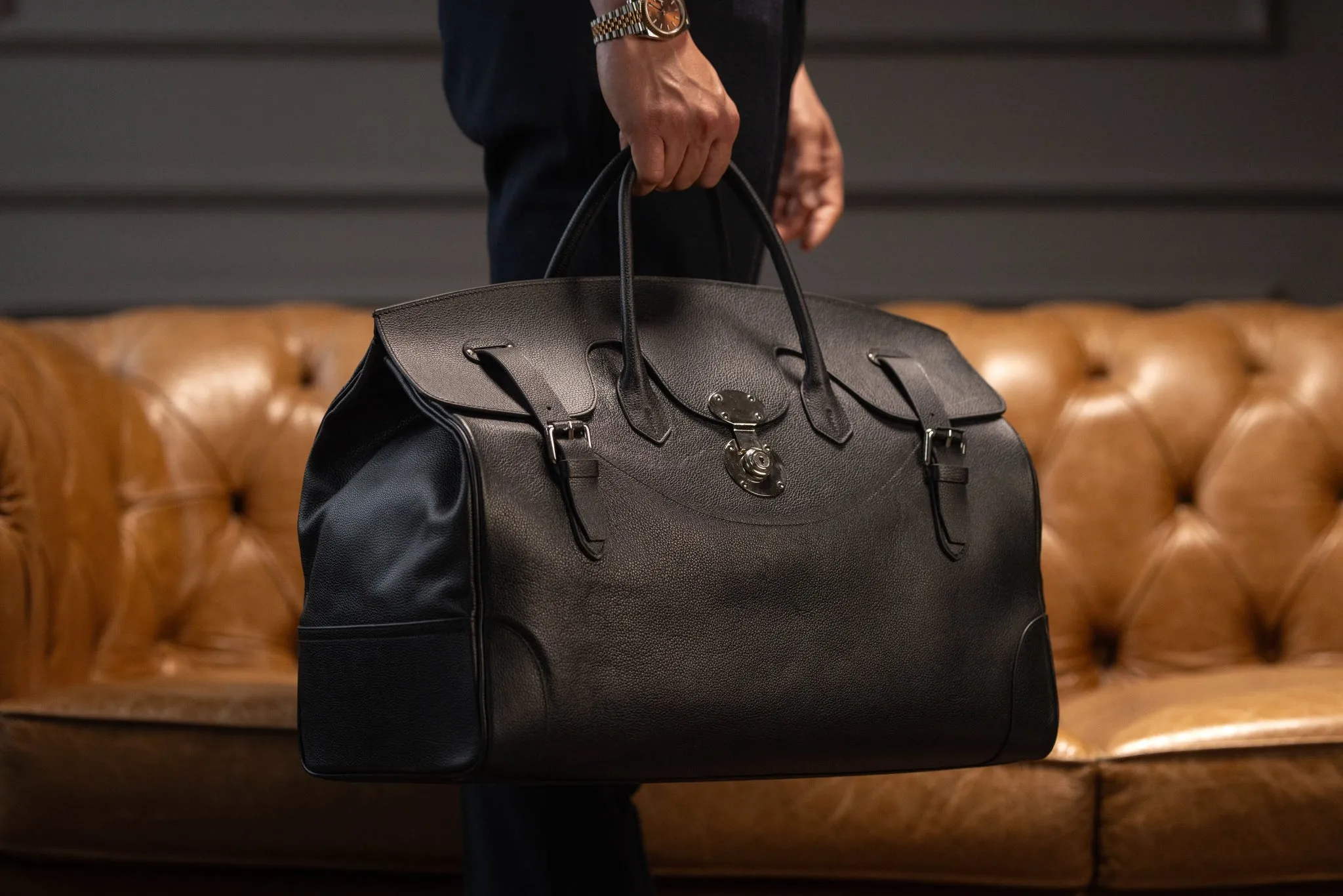 Duffle Bag - Textured Black